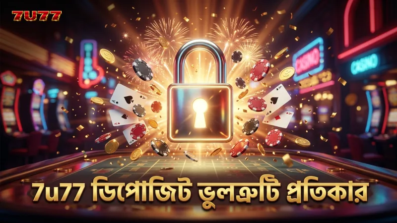 7u77 ডিপোজিট প্রক্রিয়ায় সাধারণ ভুলত্রুটি ও প্রতিকার