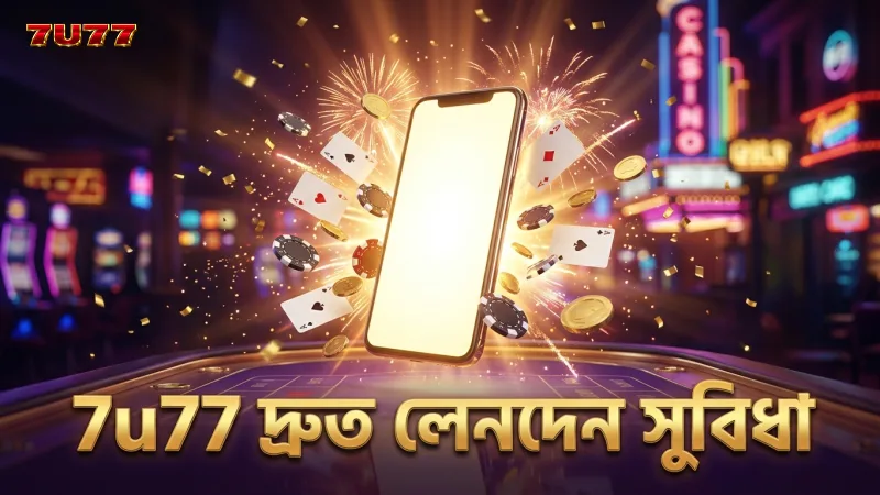 7u77 পেমেন্ট মেথড দ্রুত লেনদেন নিশ্চিত করে