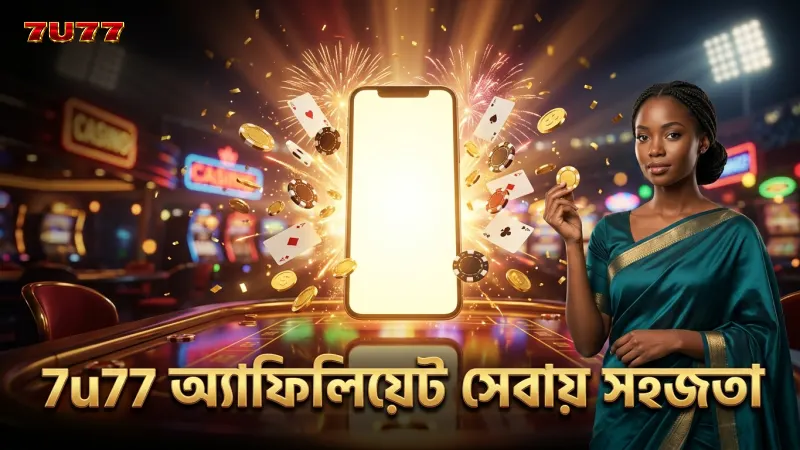 7u77 অ্যাফিলিয়েট রেজিস্ট্রেশন ও কমিশন ট্র্যাকিং সহজ করে