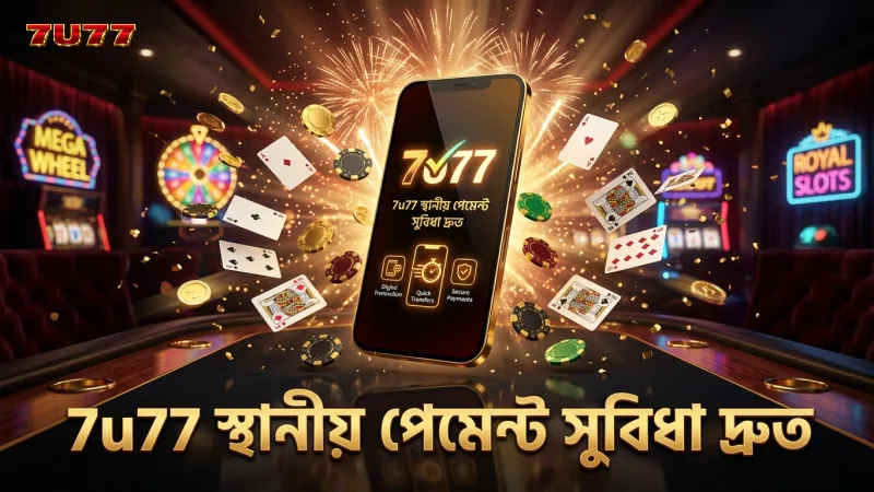 7u77-এ স্থানীয় পেমেন্ট সুবিধা দ্রুত বোনাস গ্রহণ সহজ করে