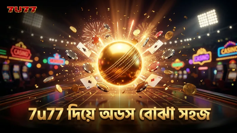 ক্রিকেট বেটিং অডসের মূল তথ্য বুঝতে 7u77 সাহায্য করে