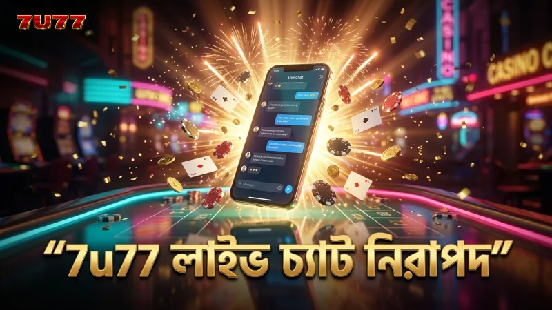 7u77 এর লাইভ চ্যাটে দ্রুত ও নিরাপদ যোগাযোগের সুবিধা