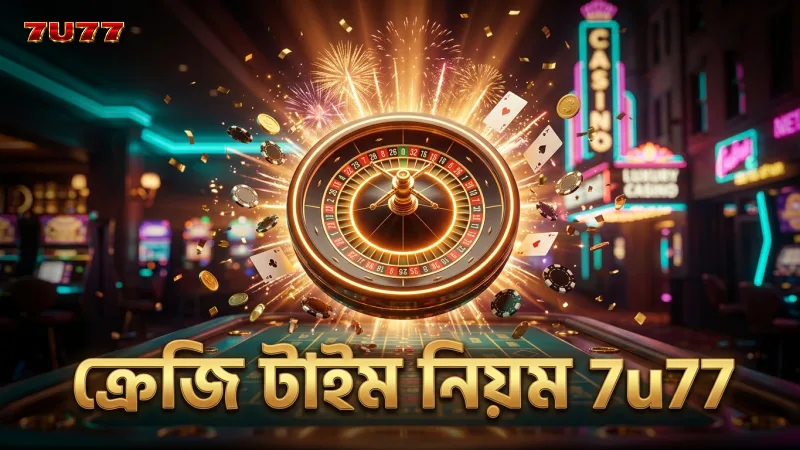 ক্রেজি টাইম নিয়ম বুঝলে খেলা সহজ হয় 7u77-এ
