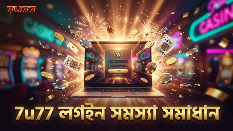 7u77live.net লগইন ও অ্যাকাউন্ট সেটআপে সাধারণ সমস্যা ও সমাধান।