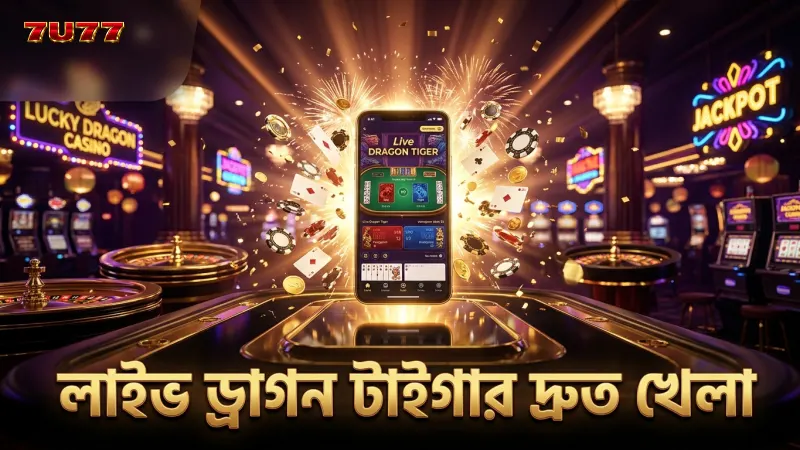 লাইভ ড্রাগন টাইগার গেমের দ্রুত এবং সহজ খেলার গতি।