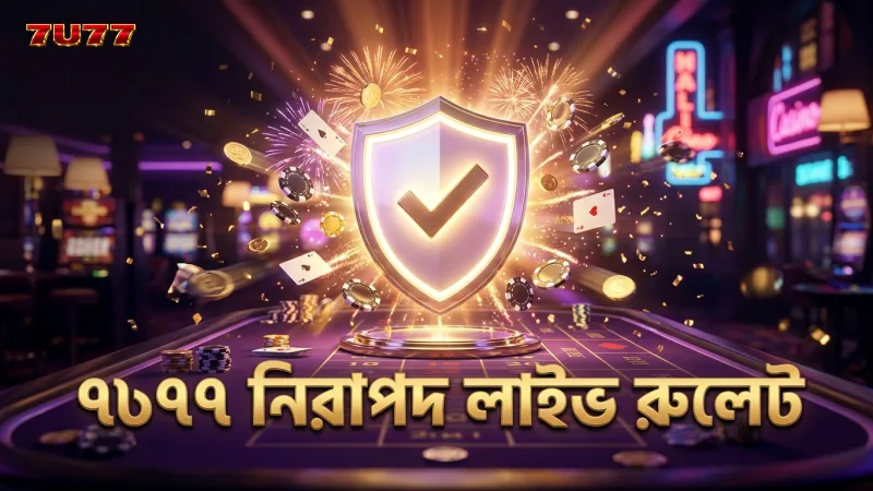 লাইভ রুলেটে ৭u৭৭ নিরাপত্তা ও স্বচ্ছতার প্রতীক