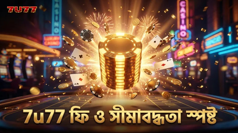 7u77 তথ্য ব্যবহারের নিয়মে ফি ও সীমাবদ্ধতা স্পষ্ট করে