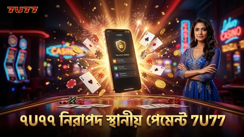 ৭u৭৭-এ স্থানীয় পেমেন্ট ব্যবস্থাপনা দ্রুত ও নিরাপদ