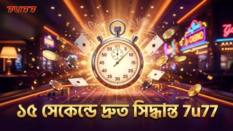 স্পিড ব্যাকারাটে ১৫ সেকেন্ডে দ্রুত সিদ্ধান্ত নেওয়ার সুবিধা