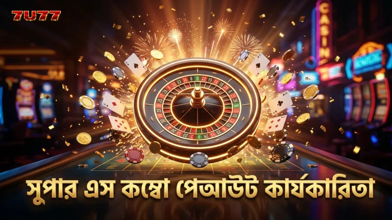 সুপার এস গেমের স্বতন্ত্র কম্বো পেআউটের কার্যকারিতা।