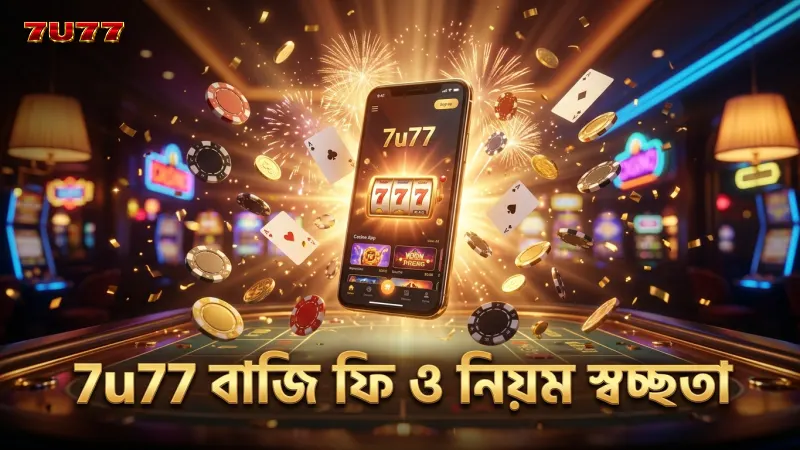 7u77-এ বাজি ফি ও ওয়েজারিং নিয়মের স্বচ্ছতা বজায় রাখা।