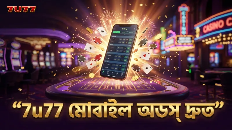 দ্রুত মোবাইল অডস বিশ্লেষণে 7u77 সাহায্য করে